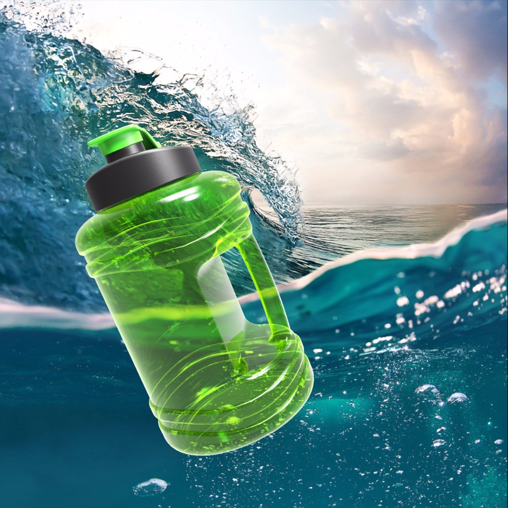 2.2L Gym Fitness Water Jug wiht Card Holder for Training