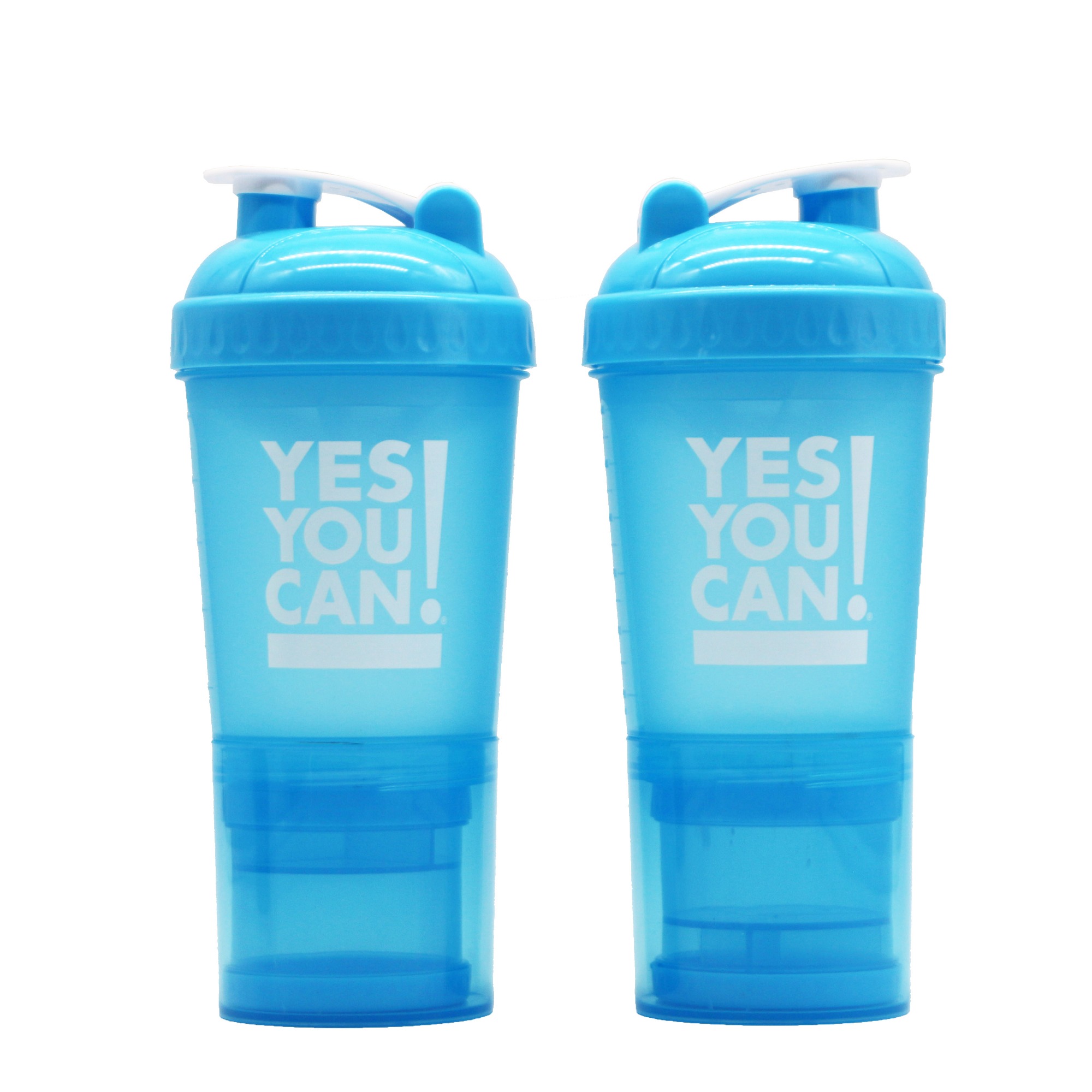 600ml Protein Shaker Bottle With Nutrition Container